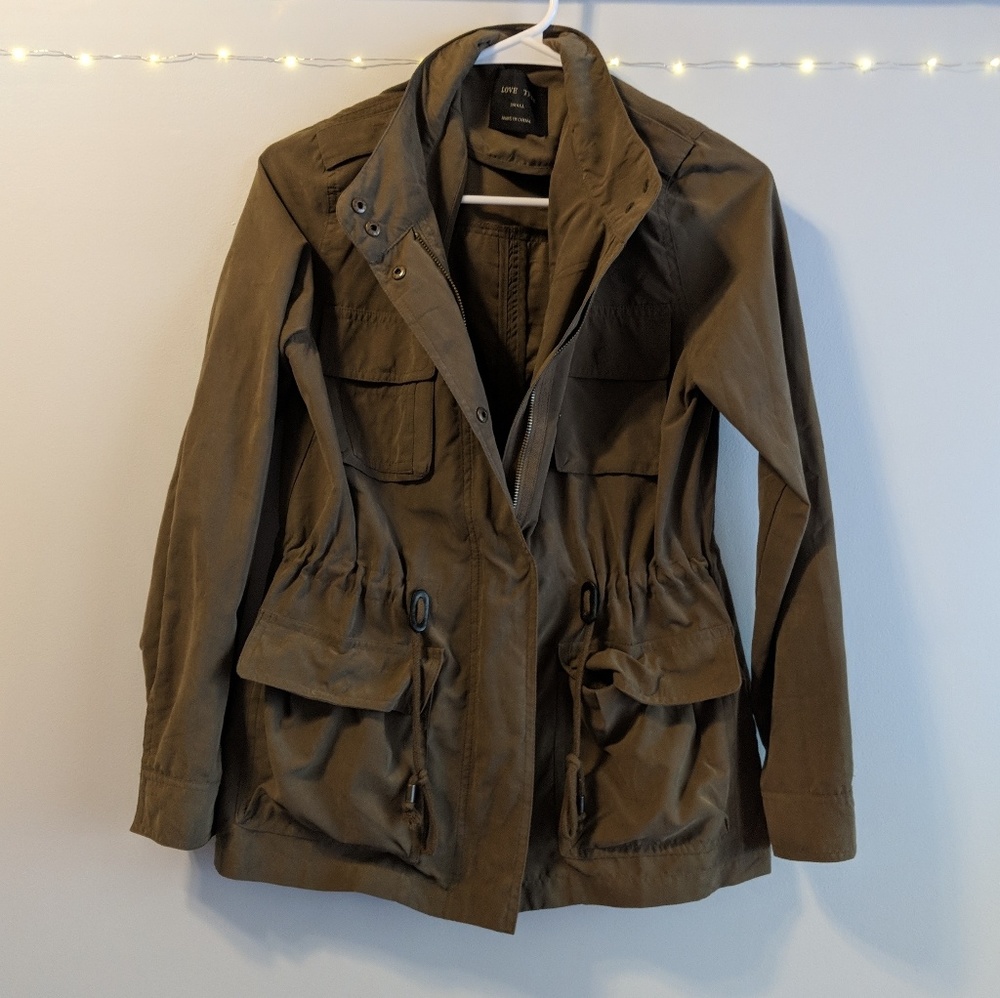 Olive green jacket